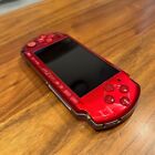 Sony PSP-3000 PSP 3000 Console Radiant Red Working Tested English language