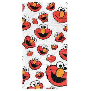 Sesame Street Elmo Face Pattern Officially Licensed Beach Towel 30