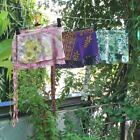5 PCs Lot Vintage Sari Silk 2 Layer Magic Wrap Around Mini Skirts Bohemian