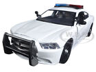 2011 DODGE CHARGER PURSUIT POLICE CAR LIGHTS & SOUNDS WHITE 1/24 MOTORMAX 79532