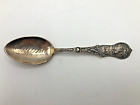 Vintage Ornate Omaha Nebraska Sterling Silver Souvenir Spoon 5 3/4