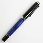 Pelikan Souveran M400 Fountain Pen Striped Blue Nib EF 14K