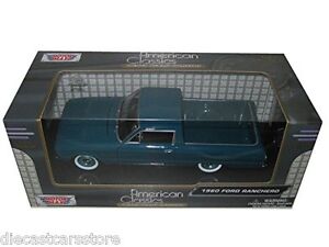 MotorMax 1960 FORD RANCHERO BLUE 1/24 DIECAST CAR 79321BL