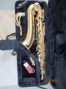 Tenor  Saxophone W/ Hard Case. C. G. Conn brand. Made in USA