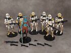 Star Wars 3.75 Order 66 327th Star Corps Clone Commander Bly Aayla Secura Lot