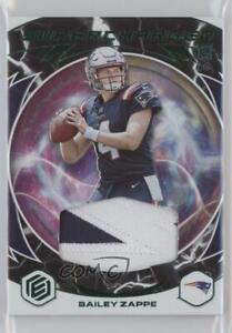 2022 Panini Elements Supercharged Neon /10 Bailey Zappe #SC-28 Rookie RC