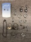 925 Sterling Silver Jewelry Lot w. Jody Coyote Stud Dangle Earrings Rings 28.94g