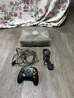 Xbox Original Crystal Console - Tested With Power Cable & Black Controller