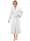 Women Soft Robe Waffle Knit Lightweight Spa Shower Bathrobe Cotton Kimono Long