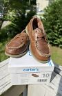 Carter's Boys Brown Boat Casual Shoes Size 10