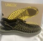 KEEN Men's Uneek Two-Cord Outdoor Sandals Black/Burnt Olive 1013890 Size 11 New