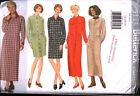 5143 Vintage Butterick SEWING Pattern Misses Dress Button Front 1990s Casual OOP