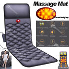 Massage Mat Shiatsu Heated Neck Massager Shoulder Back Leg Full Body Pain Relief