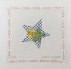 HANDPAINTED NEEDLEPOINT Penny Macleod Colorful Star (98)