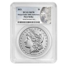 2021 Morgan Silver Dollar Centennial PCGS MS 70 FS (Morgan Label)