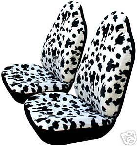 MOO COW PRINT UNIVERSAL SIZE SEAT COVERS
