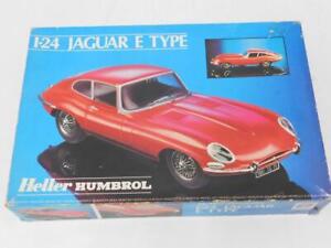 1/24 Heller Humbrol Jaguar E Type Coupe Classic Car Plastic Model Kit 80709