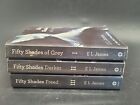 50 FIFTY  SHADES OF GREY Books Trilogy Complete Series Set Paperback E L James