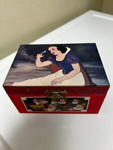 Disney Snow White & The Seven Dwarfs Music  Jewelry Box Vintage