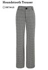 Cabi Houndstooth Trouser, Size 10 Long, Fall 2020 NWOT