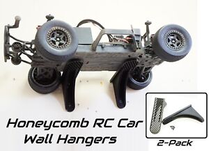 Honeycomb RC Car Wall Hangers for 1/8 buggy or 1/10 Monster Truck / Drag Car