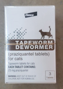 Tapeworm Dewormer for Cats and Kittens 3 tablets