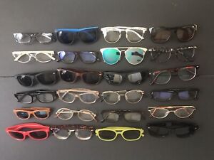 Lot of 24Pairs Sunglass Glasses FRAMES ASSORTED BRANDS/STYLES/COLORS Mens/Womens