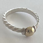 Cape Cod Style Sterling Silver and 14K Gold Twist ring, Reg $89.00 - Sale $31.00