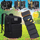 Emergency Survival Gear Bug out Bag Solar Panel Powerbank First Aid Backpack