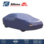 7 Layers Full Car Cover Waterproof Dark Blue PEVA W/Non-Abrasive Cotton Lining