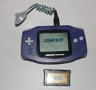 New ListingNintendo Game Boy Advance Handheld System - Indigo w/ Video Game AGB-001