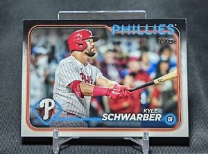 Kyle Schwarber 2024 Topps Series 1 Baseball Card #136 Philadelphia Phillies