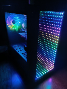 Custom Build Game PC Computer 16GB RAM RGB LED CASE WIN 11 PRO SSD+HDD Gaming