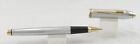 Cross Townsend Medalist Chrome & Gold Rollerball Pen In Box - USA Made - ALCATEL