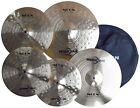 Cymbal set for Drums Brass Hammered, Pack 5 Cymbals with Bag (Free Shipped USA)