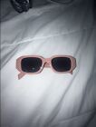 Pink Frame Prada Designer Sunglasses