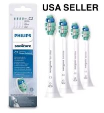4 PCS Genuine C2 Plaque Control Toothbrush Replacement Brush Head pack HX9024/10