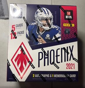 New Listing2021 Panini Phoenix Football Hobby Box Factory Sealed Free Shipping