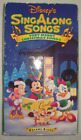 Disney’s Sing Along Songs Very Merry Christmas VHS Video Tape Vol 8 - Tested