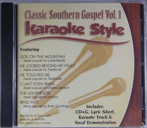 Classic Southern Gospel Volume 1 Christian Karaoke Style NEW CDG Daywind 6 Songs