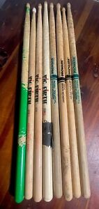 Drum Stick Mixed Lot Of 8 , Pro-Mark, Vic  Firch + See Pick For Condition