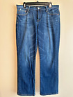 Lucky Brand Women's Easy Rider Jeans Peace Sign Size 10/30 Stretch Bootcut