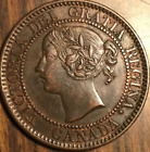 1859 CANADA LARGE CENT PENNY COIN - Fantastic example ! -