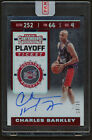 2019-20 Panini Contenders Charles Barkley Playoff Ticket On Card Auto /35