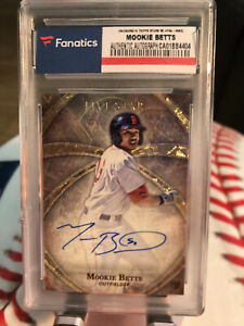 Mookie Betts MLB Red Sox 2014 Topps Five Star RC Rookie Authentic Auto 395/499