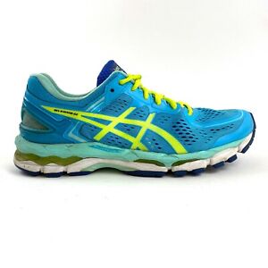 ASICS Gel-Kayano 22 Women's Running Shoes Blue T597N Mesh Low Top Lace Up 9.5 M
