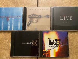 90’s Grunge Alt Rock 5 CD Lot, Live Bush King’s X, Collective Soul Foo Fighters