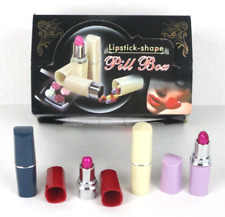 Wholesale Bulk Resale Lot Secret Safe Lipstick Pill Box Lot 24 Flea Market Ready