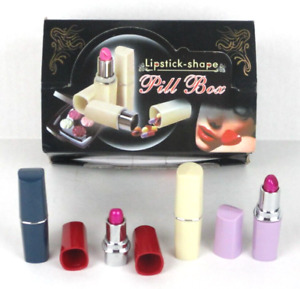 Wholesale Bulk Resale Lot Secret Safe Lipstick Pill Box Lot 24 Flea Market Ready