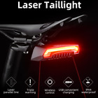 Bike Rear Taillight Laser Lamp Bicycle Turn Turn Signal Warning Light Blinker